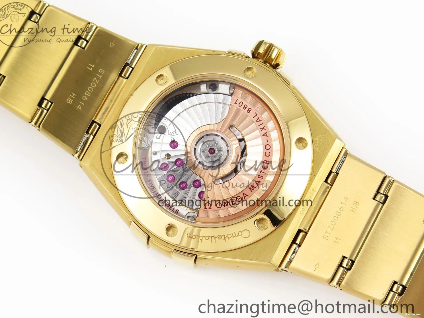 0514 Constellation 39mm YG ASWF 1:1 Best Edition White Dial on YG Bracelet A Casual 7780